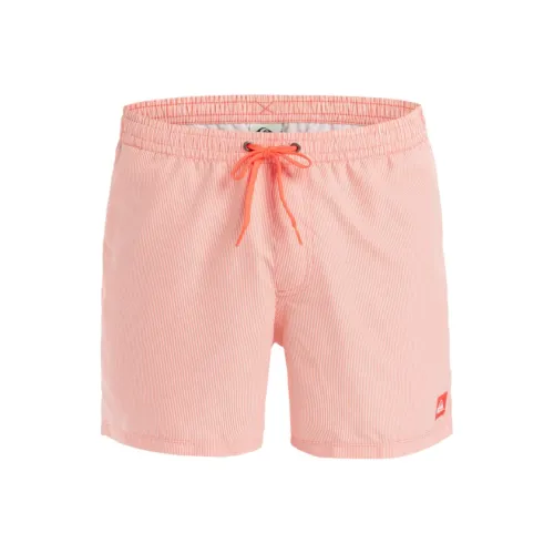 Quiksilver Мужские Плавательные Шорты Розового Цвета