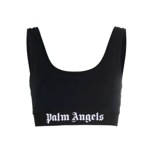 PALM ANGELS Черные Женские Спортивные Майки Без Рукавов