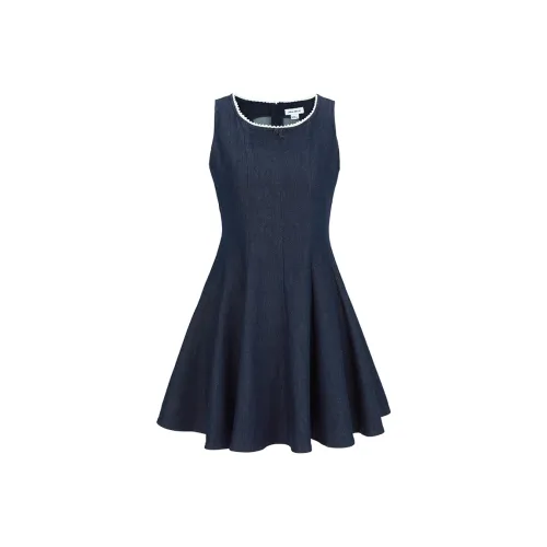 URBAN REVIVO Без рукавов Платье Женское Индиго