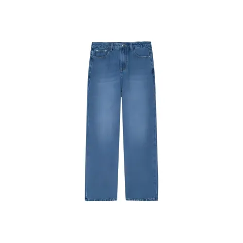 DKNY Джинсы Женские Средний Джинсовый Синий