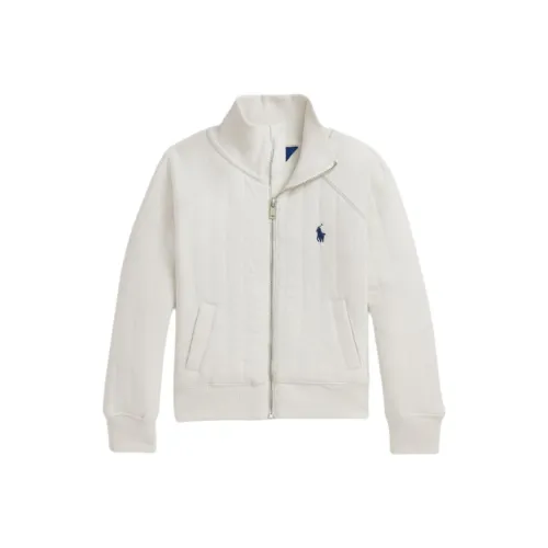 Polo Ralph Lauren Хлопковый пуховик FW24 Кремовый Детский
