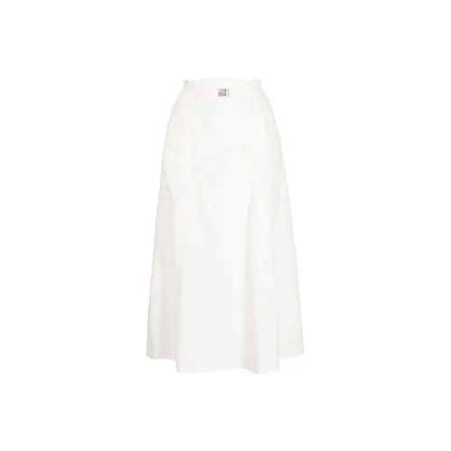 SHIATZY CHEN Повседневный Длинный Юбка Женская Белая