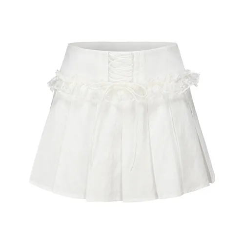 NANA JACQUELINE Белая Женская Повседневная Короткая Юбка
