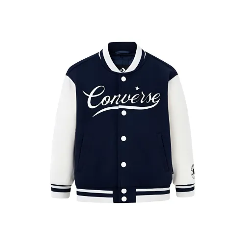 Конверс Хлопковый пуховик Темно-синий Детский