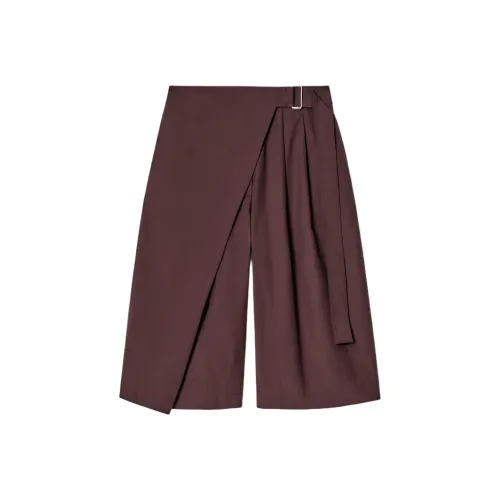 COS Повседневные шорты женские бордового цвета