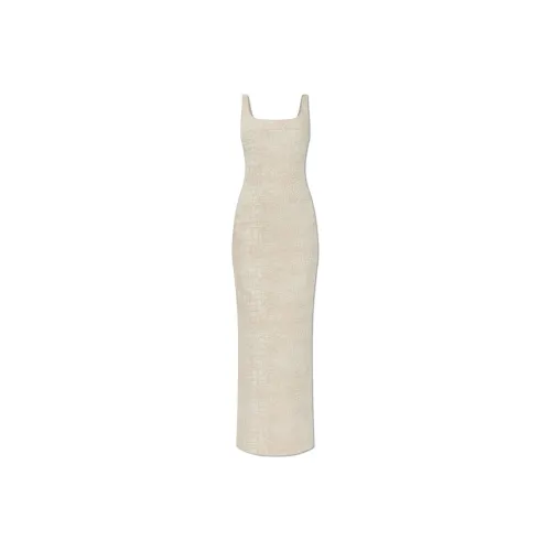 Jacquemus Без рукавов Платье Женское Бежевое