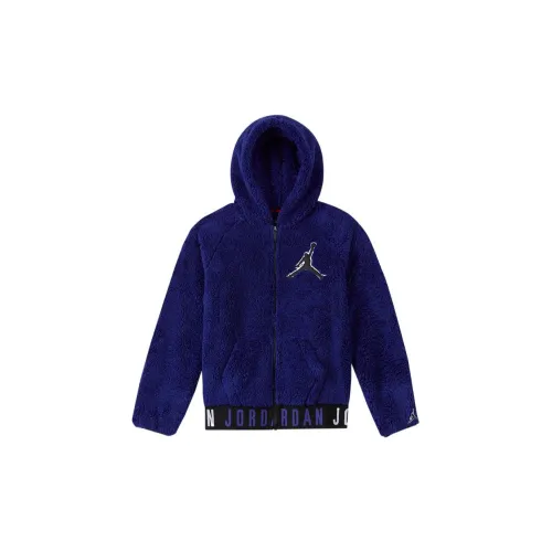 Джордан Куртки и Пальто Синий Детский