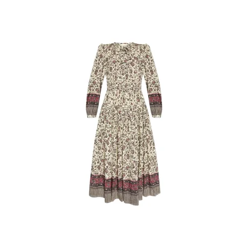 Ulla Johnson Многоцветные Женские Длинные Платья с Рукавами