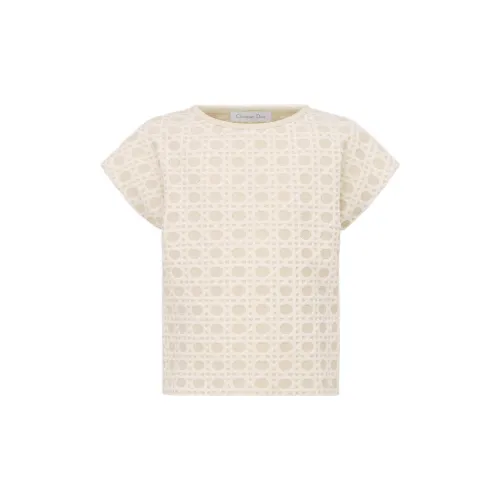 Dior Quarterly New Products Бежевый Kids T Рубашки