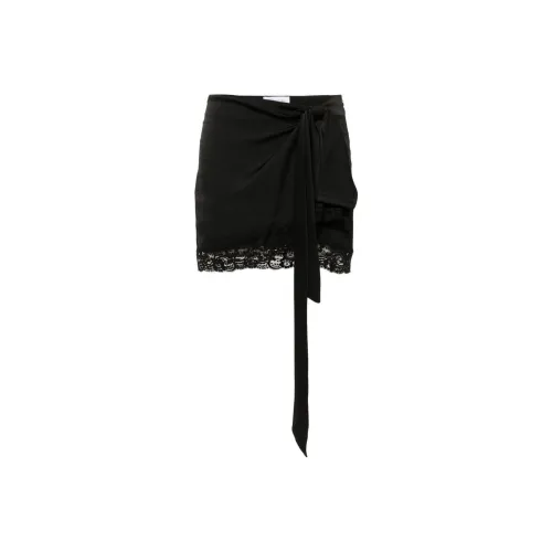 Blumarine Черная Женская Повседневная Короткая Юбка
