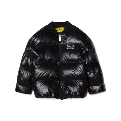 Off Белый Черный Kids Утеплённые куртки