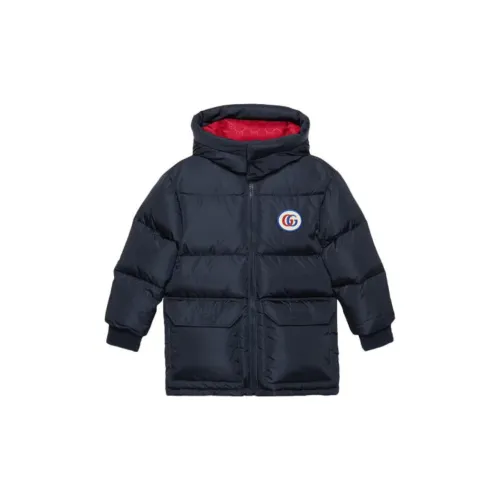 GUCCI Пуховик Морской Синий Детский