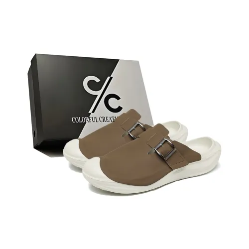 Colorful Creations ЭВА Тихий Антизапахивающий Устойчивый к нижнему юбке Домашние тапочки Мужской Коробка