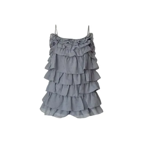 BIFH Голубо-серый Женские Слиплатья