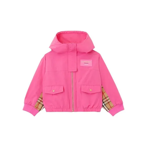 Burberry Розовые Детские Куртки
