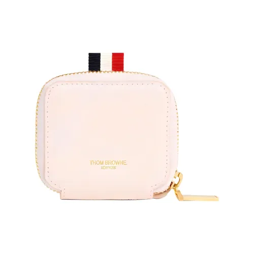 THOM BROWNE· Телячья кожа с текстурой кошелек для монет мужской светло-розовый