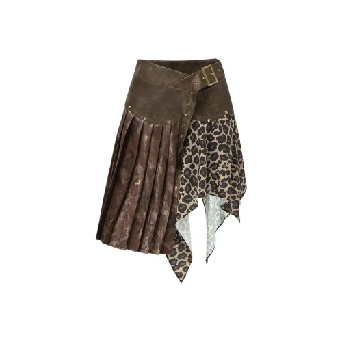 ETERNITY ITA Повседневные короткие юбки Женские Коричневый