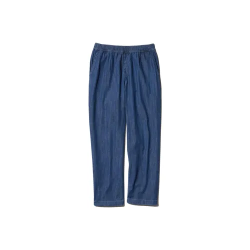 UNIQLO Женские джинсы морского синего цвета