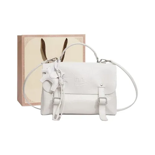 Monna Lisa Рюкзак из коровьей кожи среднего размера Women's White