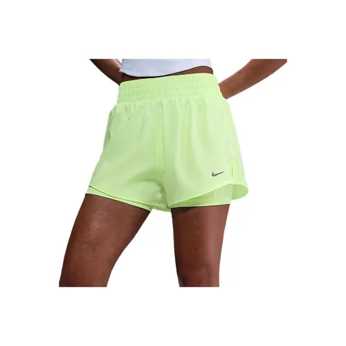 nike Dri Fit One Повседневные шорты Женские Неоново-зеленый