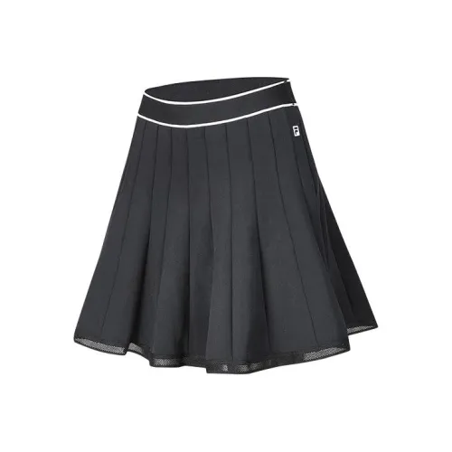 FILA GOLF серия SS24 Повседневные короткие юбки Женские Темно-черный