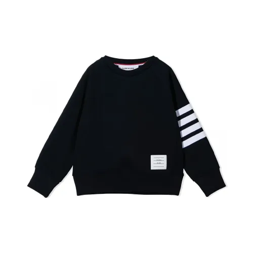 THOM BROWNE Темно-синий Kids Свитшоты