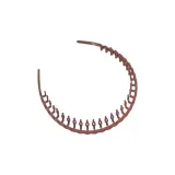 Лицо - Моющийся Антискользящий Конфетный Ободок 1 Упаковка (Темно-фиолетовый)