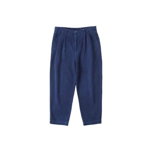 PORTER CLASSIC Синий Мужские Повседневные Штаны