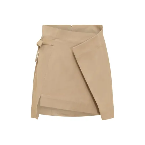 JW Anderson Льняная ткань Женские Повседневные короткие юбки