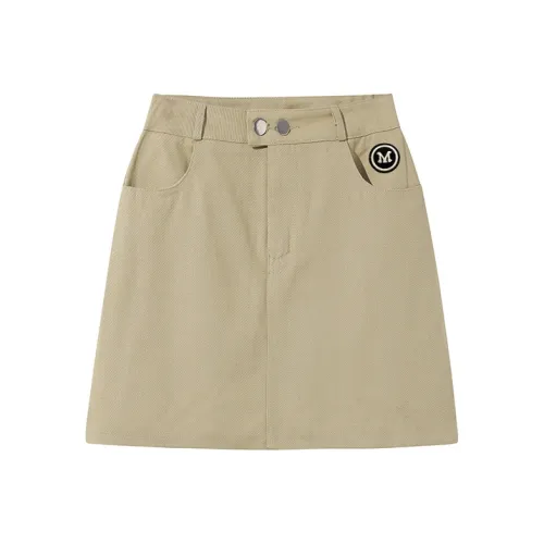 MOPB Хаки Женские Джинсовые Короткие Юбки