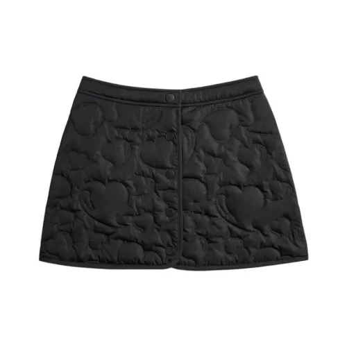 COACH Повседневные короткие юбки Женские Черный