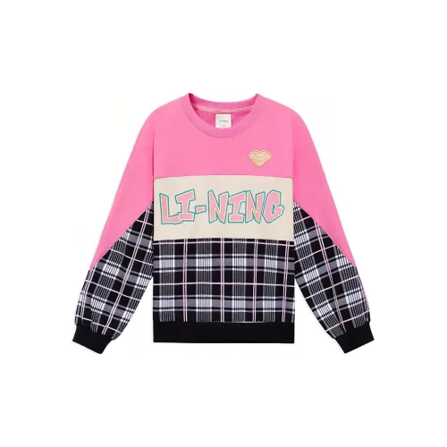 LINING YOUNG Розовый Kids Толстовки