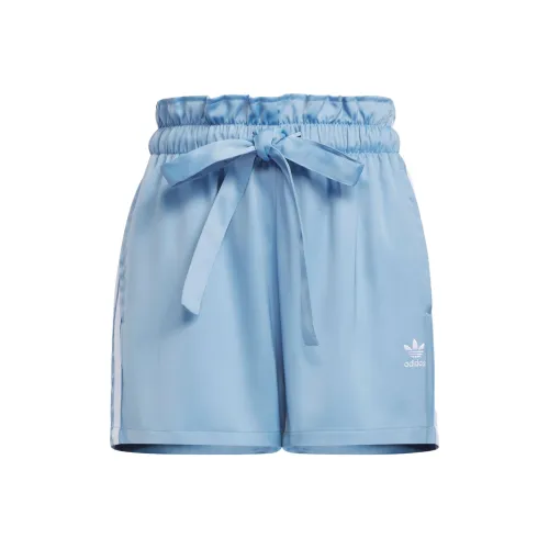 Adidas Originals Спортивные шорты Женские Небесно-голубой