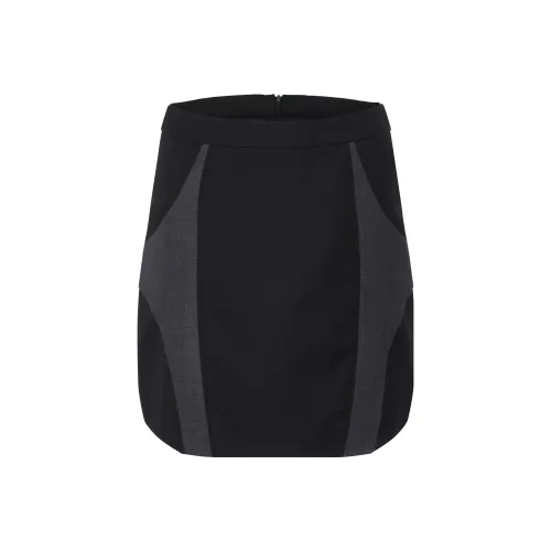 CROYEZ Повседневные короткие юбки Женские Черный