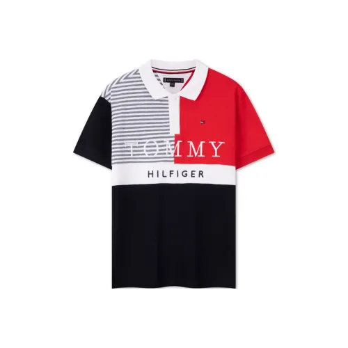 Tommy Hilfiger Темно-синий, синий, белый, красный, полосы, 001, Kids, T-рубашки