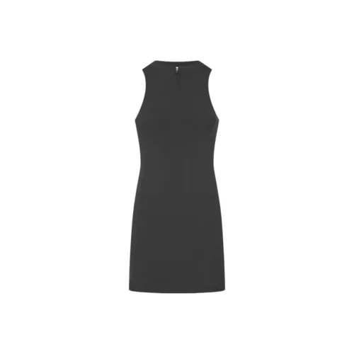 URBAN REVIVO Без рукавов Платье Женское Глубокий Черный