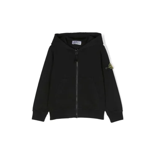 STONE ISLAND Черные Детские Куртки