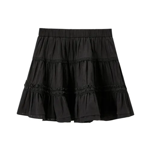 LEDIN Черная Женская Повседневная Короткая Юбка