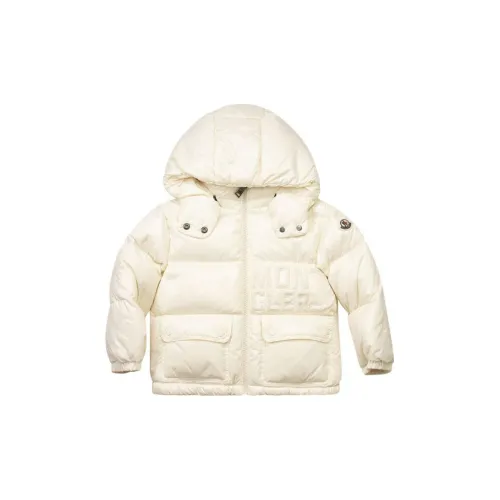 Moncler Крем Kids Утеплённые куртки
