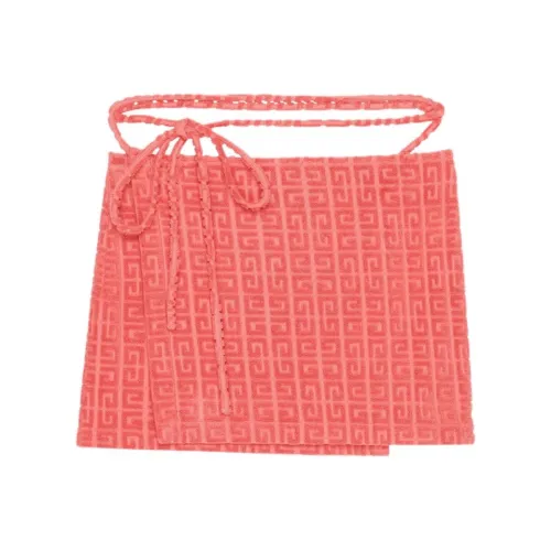 GIVENCHY FW24 Повседневные короткие юбки Женские Коралловый