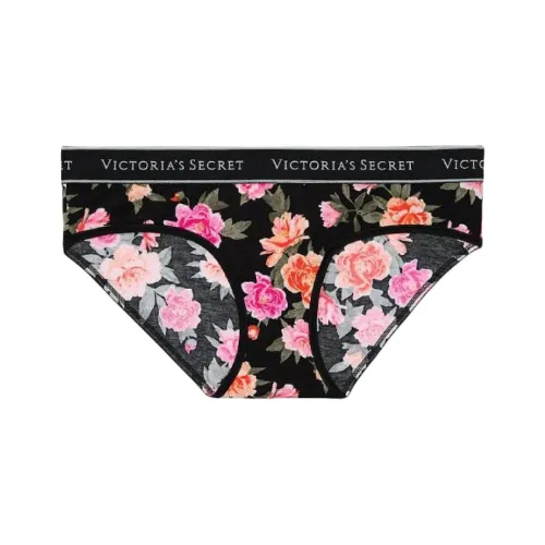 Victoria's Secret Женское нижнее белье 1 упаковка черный цветок с принтом