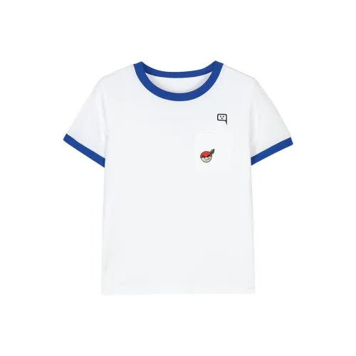 Skechers Hankou No. 2 Factory Joint Series T-рубашка Ярко-белый Детский возраст 3-7 лет