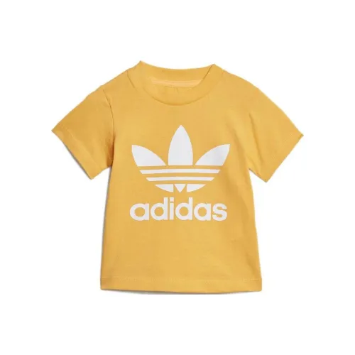 Adidas Originals Trefoil T-Shirt Желтая для детей 3-7 лет