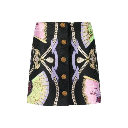 VERSACE SS22 Короткая Юбка Женская Многоцветная