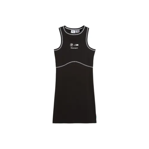 PUMA Sleeveless Dress Women's Black PUMA Сливано-Рукавное Платье Женское Черное