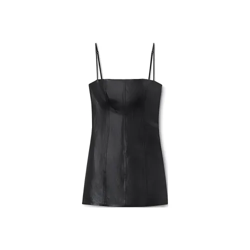Alexander Wang FW24 Slip Платье Женское Черное