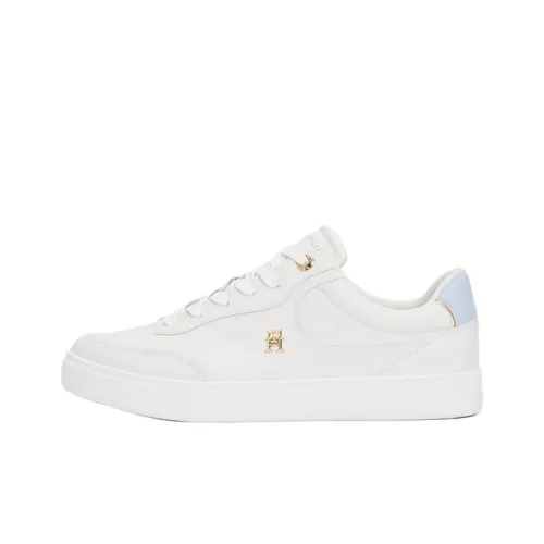 Tommy Hilfiger TH Monogram Скейтборд Кроссовки Низкие Белые Женские