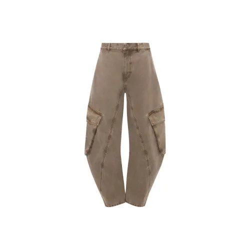 JW Anderson Хаки Женские Джинсы