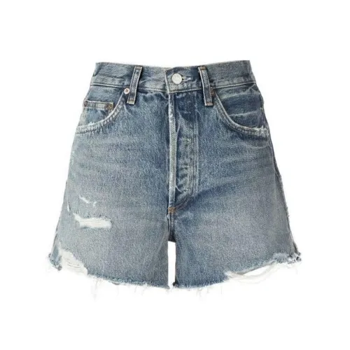 AGOLDE Синие Женские Джинсовые Шорты