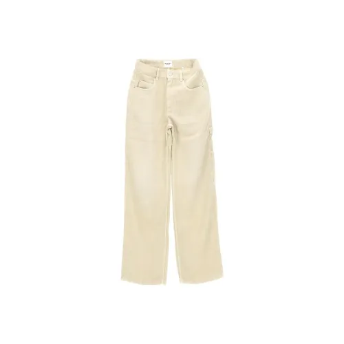 ISABEL MARANT ETOILE Светло-желтые Женские Джинсы